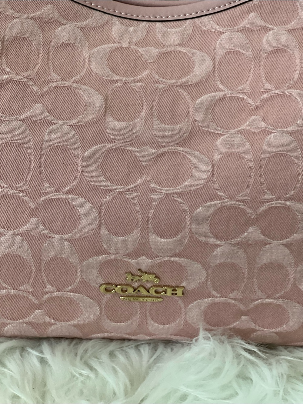 Coach Laurel in pink denim - Picture 11 of 11